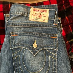Pair of Used true religion, jeans, size 36